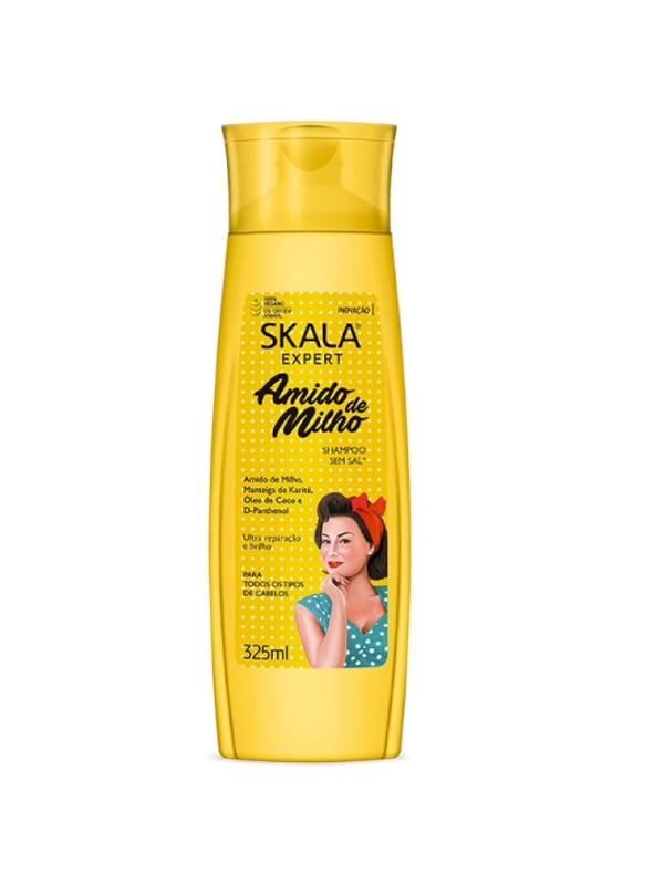 Skala Corn Starch Shampoo, Deep Cleansing Formula, 325 ml