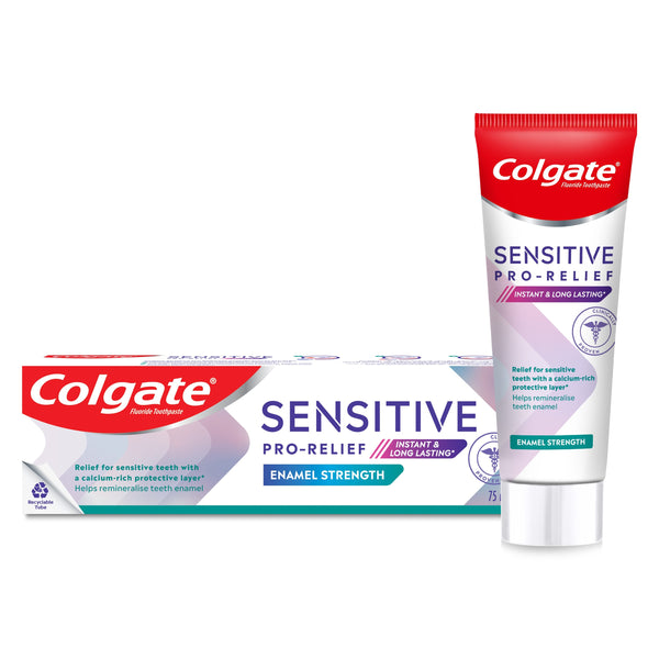 Colgate Sensitive Pro-Relief Enamel Strength Toothpaste, Pro-Argin Formula, 75 ml