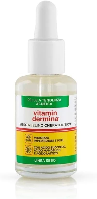 Vitamin Dermina Keratolytic Peeling Serum Liquid 3% Succinic Acid 30 ml