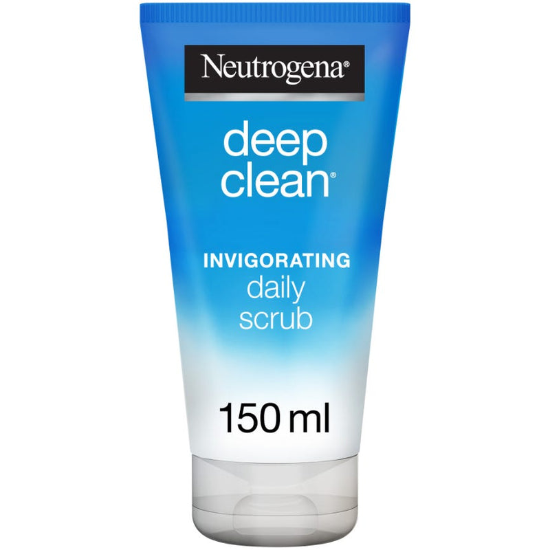 Neutrogena Deep Clean Invigorating Daily Face Scrub Cooling Mint Gel 150ml