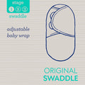 Summer Infant Original Baby Swaddle Wraps, 100% Cotton, Adjustable Hook-and-Loop, Small, 0-3 Months, 3-Pack, Elephants