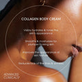 Advanced Clinicals Collagen Body Cream, Fragrance-Free, with Green Tea Aloe Vera and Chamomile