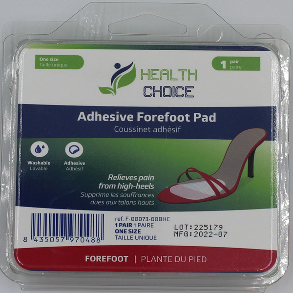 Health Choice Adhesive Forefoot Gel Pad