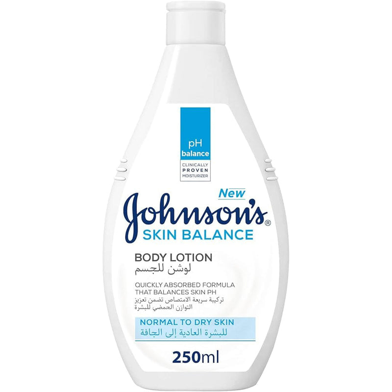 Johnson & Johnson Skin Balance Body Lotion Lightweight Moisturizer Glycerin Shea Butter 250 ml