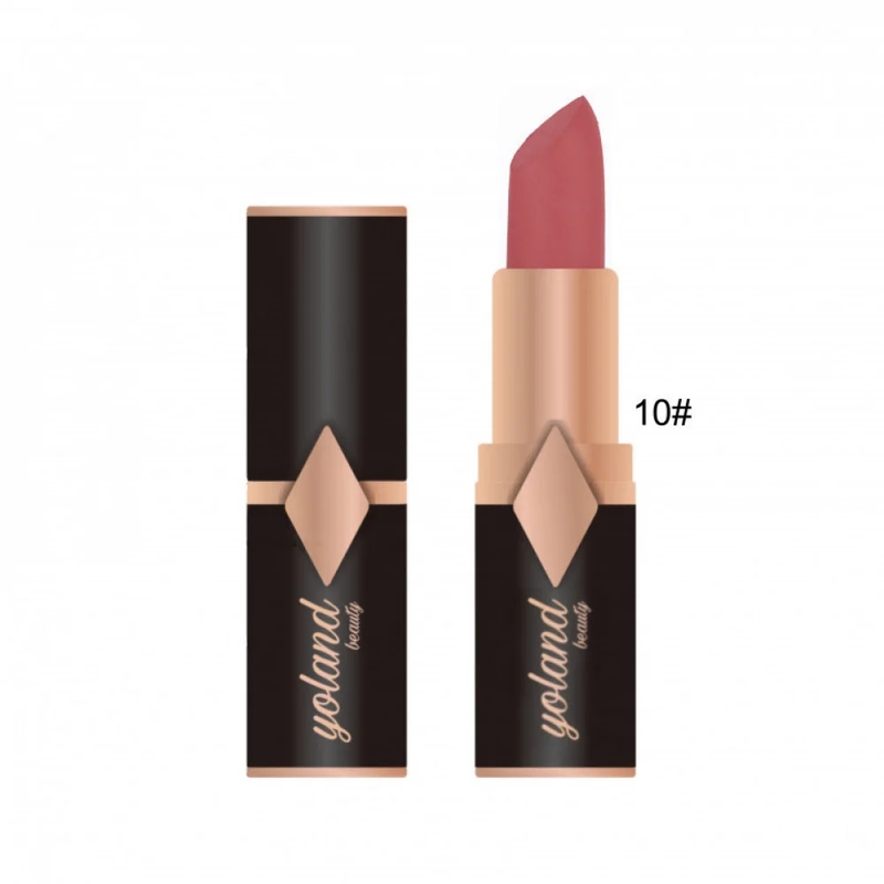 Yolande Beauty Tonay Creamy Rouge Liquid Lipstick Matte Finish Vitamin E Macadamia Oil Shade 10 3.8g