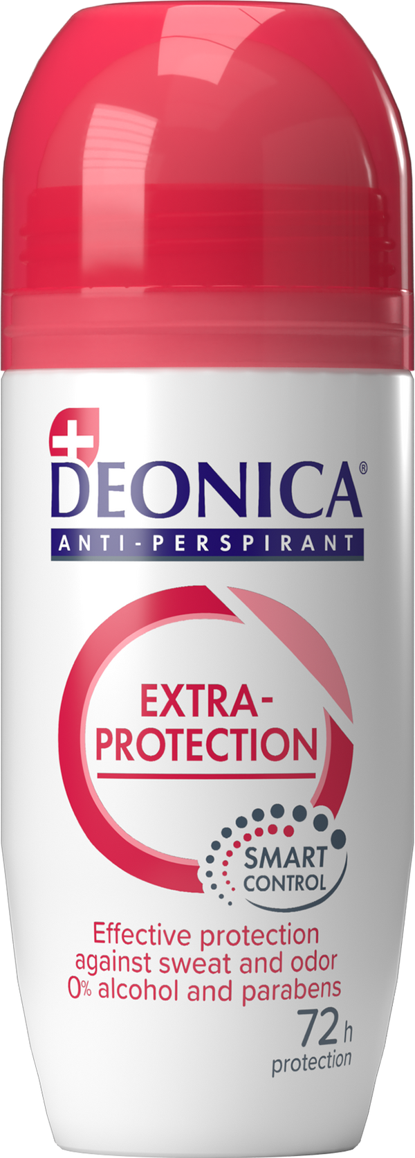 Deonica Extra-Protection Roll-On Antiperspirant, Bisabolol Care, Floral-Green Scent, 50 ml