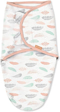 Summer Infant SwaddleMe Original Cotton Infant Swaddle Wrap Coral Days