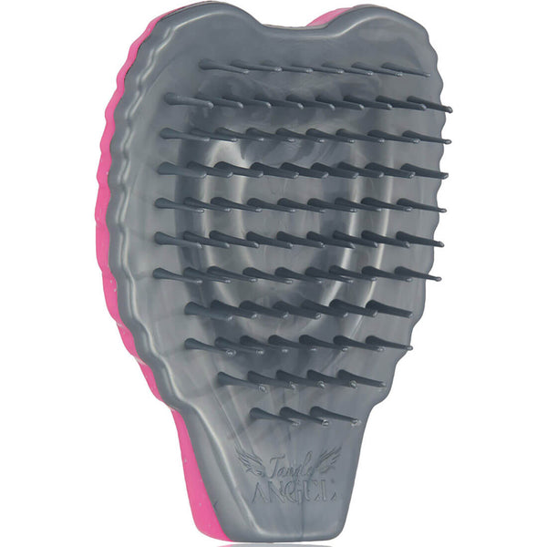 Tangle Angel Re:Born Compact Hair Brush Pink Sparkle 22279 Recycled Plastic