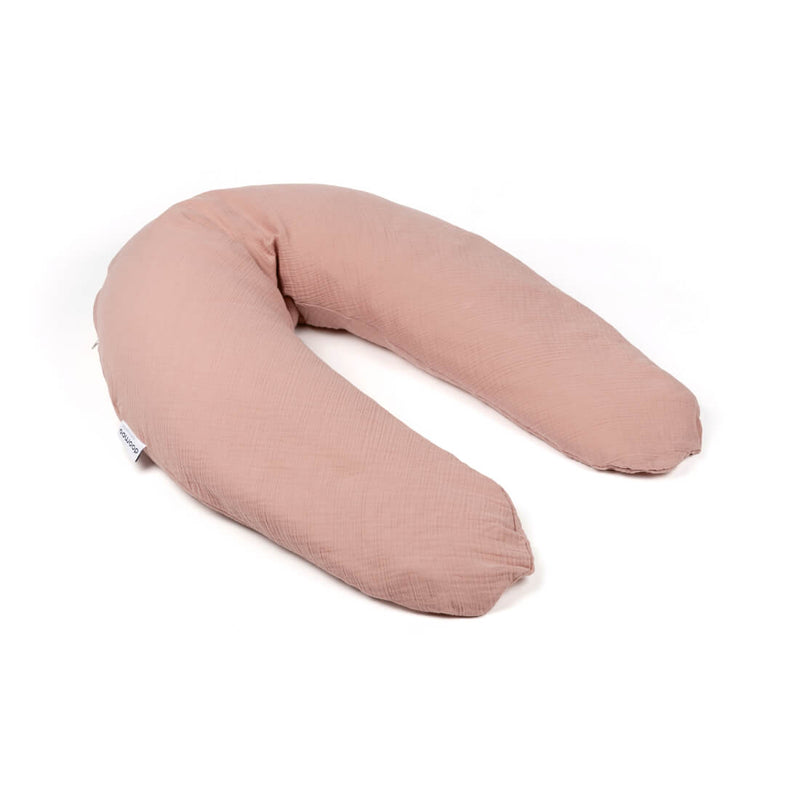 Doomoo Comfy Big Tetra Nursing Pillow Pink, 3-in-1 Pregnancy and Feeding Support, 190 cm