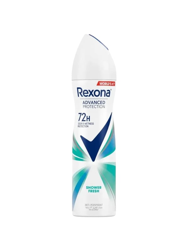 Rexona Shower Fresh Deodorant Spray, MotionSense Technology, 72-Hour Protection, 150ml