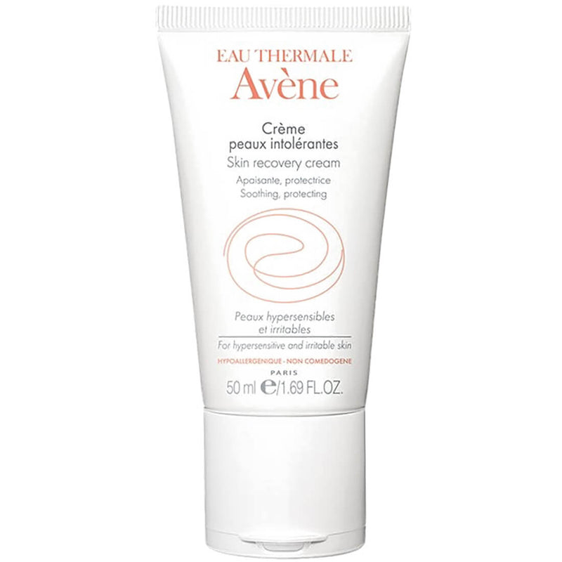 Avene Skin Recovery Cream, Soothing Protective Moisturizer, Parcerine and Squalane, 50 ml