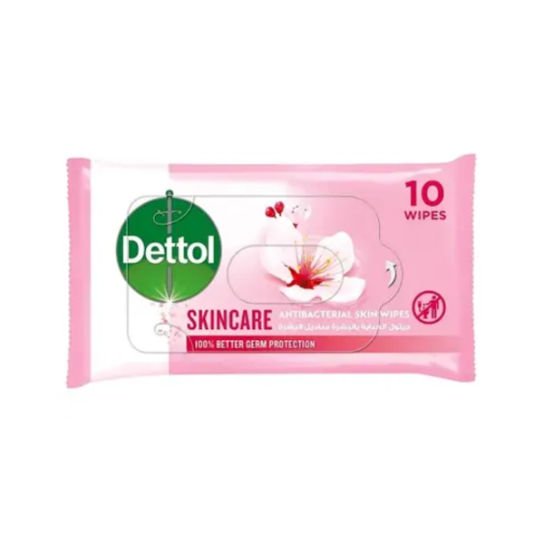 Dettol Sensitive Skin Wet Wipes Gentle Care 10 Pieces