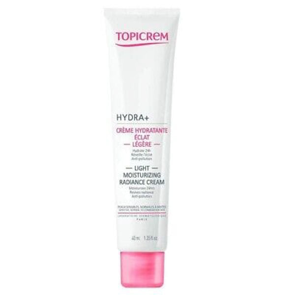 Topicrem Moisturizing Radiance Cream Lightweight Hydrating Face Cream 40 ml