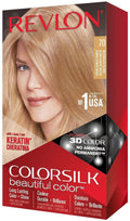 Revlon Colorsilk Permanent Hair Colour Medium Ash Blonde 070 Ammonia-Free Kit
