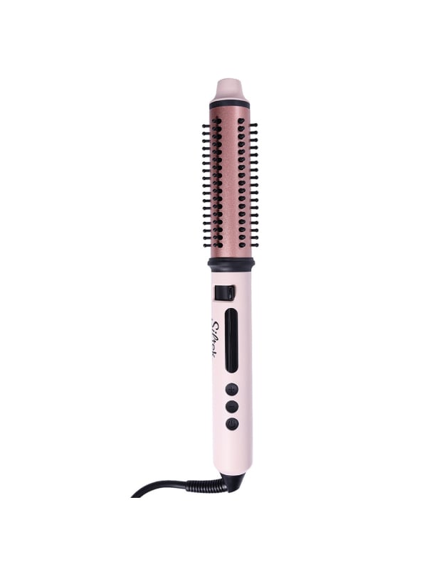 Siltek Retractable Thermal Hair Brush SLTK-08, Nano Technology, 5 Heat Settings, Universal Voltage