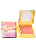 Benefit Mini Blush Shelly Coral Pink Pressed Powder with Mirror