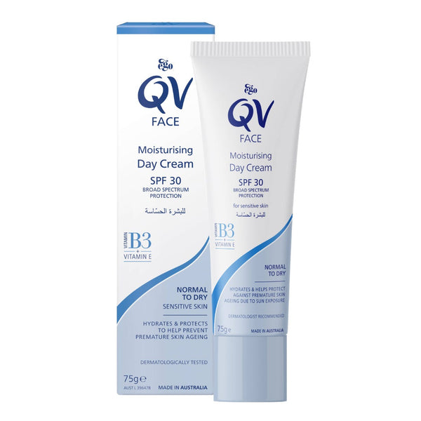 Ego QV Face Moisturising Day Cream SPF 30 Normal to Dry Skin 75 g
