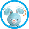 WinFun Peekaboo Sweet Dreams Bunny Plush Nightlight Toy with Moving Ears, Light and Sound, Multicoloured
