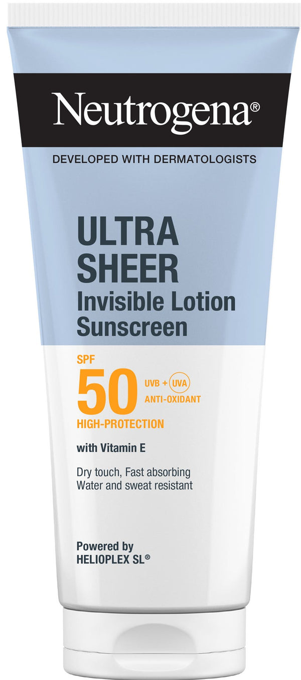 Neutrogena Ultra Sheer Body Sunscreen Lotion SPF 50 Dry-Touch Broad Spectrum 200 ml