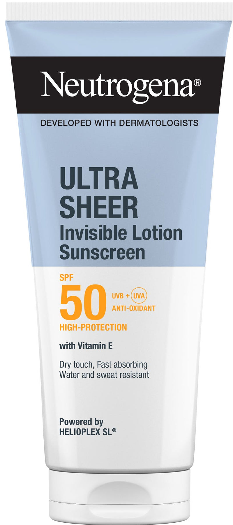 Neutrogena Ultra Sheer Body Sunscreen Lotion SPF 50 Dry-Touch Broad Spectrum 200 ml