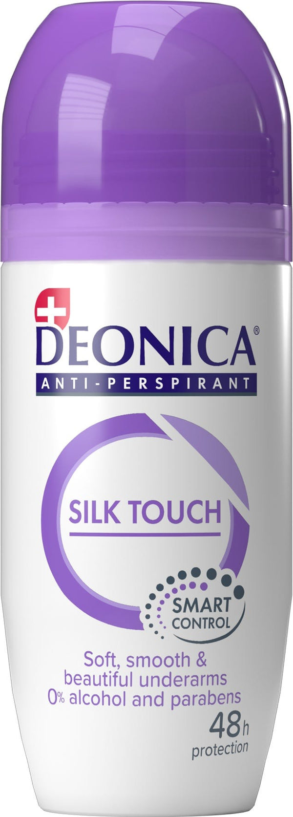Deonica Silk Touch Roll-On Deodorant Clinical Strength Sweat Protection Jasmine & White Rose 50 ml