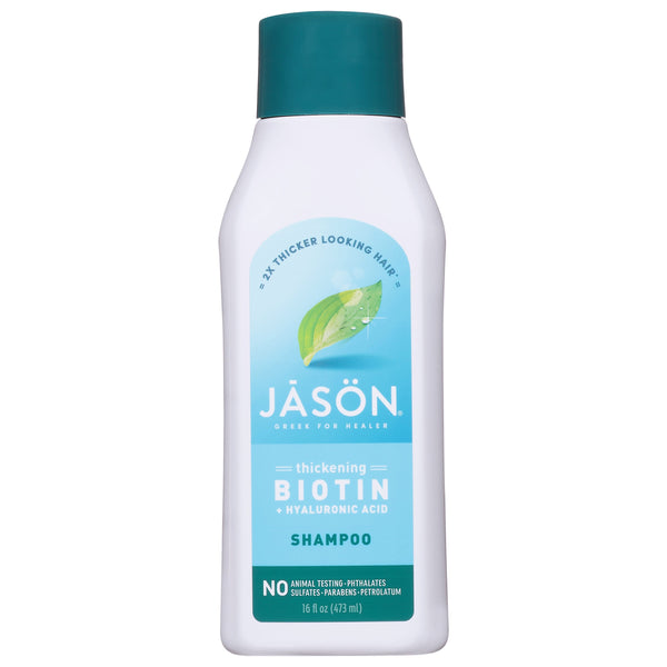Jason Thickening Biotin + Hyaluronic Acid Shampoo, 473 ml