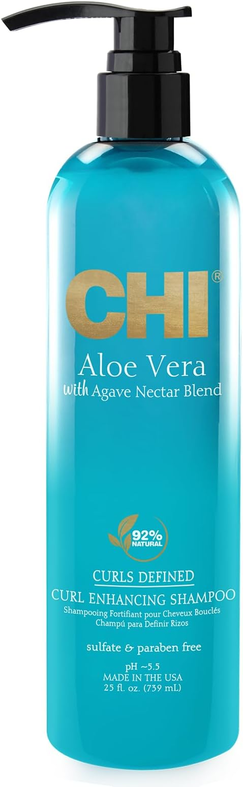 CHI Aloe Vera with Agave Nectar Curls Defined Curl Enhancing Shampoo 739 ml