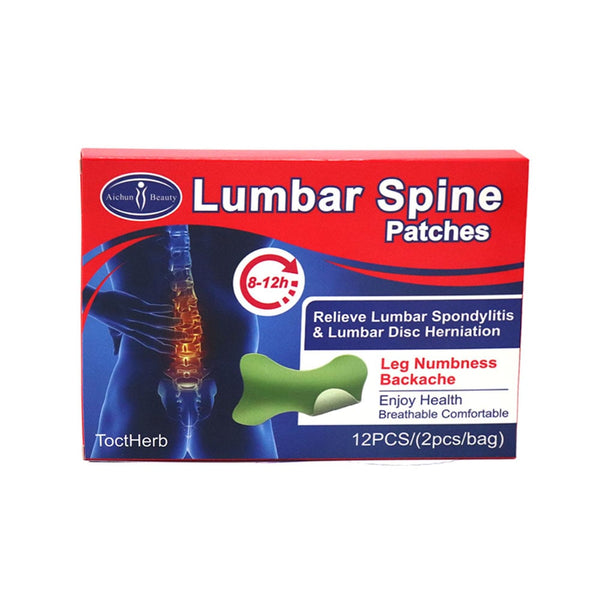 Aichun Beauty Lumbar Spine Patches for Lower Back, 12 Patches
