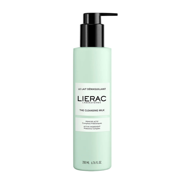 Lierac The Cleansing Milk Micellar Facial Cleanser Marine Prebiotic Complex 200ml