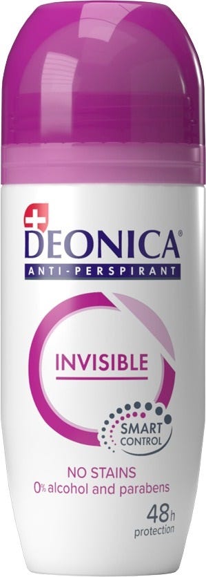 Deonica Invisible Roll-On Clinical Strength Sweat Protection Bisabolol 50 ml