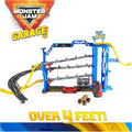 Monster Jam Monster Garage 1:64 Scale Playset with Lights and Sounds, Gold 40th Anniversary Grave Digger Truck