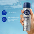 NIVEA MEN Silver Protect Antiperspirant Spray with Silver Ions, 72h Protection, 150ml
