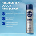 NIVEA MEN Silver Protect Antiperspirant Spray with Silver Ions, 72h Protection, 150ml