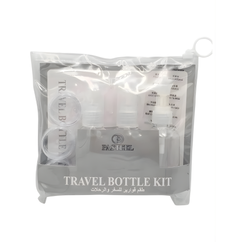 Travel & Camping Refillable Bottle Set Leak-Proof Pastel 6 Pieces