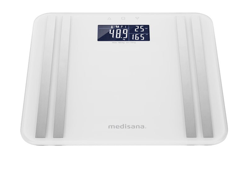 Medisana BS 465 Body Analysis Scale LCD Display 180 kg White