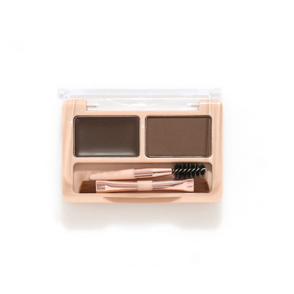 Katia Eyebrow Kit Wax and Shadow Duo Dark Brown