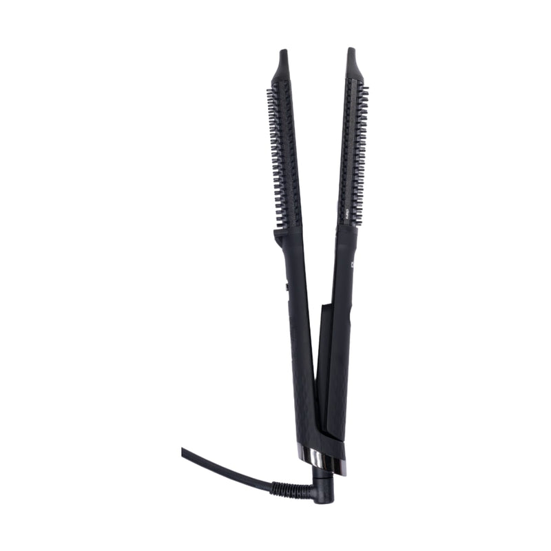 Clara Dual Slim Hair Straightener Brush Black, 3 Temperature Settings