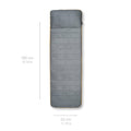 Medisana MM 825 Vibration Massage Mat with Heat, Fleece Cover and Remote Control
