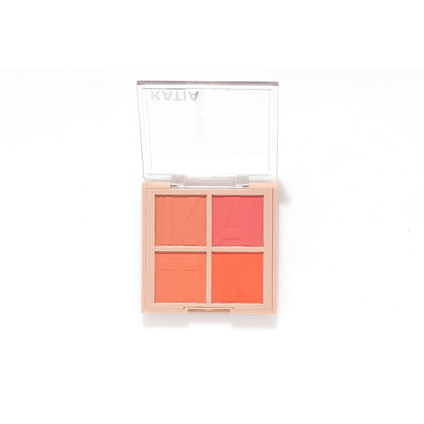 Katia Face Palette BP327 Wild Peach Pressed Powder Matte and Pearly Finish