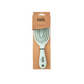 Mella Detangling Hair Brush Soft Flexible Bristles Lite Green