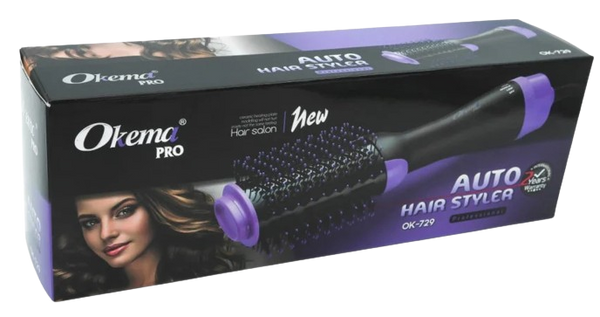 Okema OK729 Hair Drying and Styling Brush, Quick-Drying Hair Styler