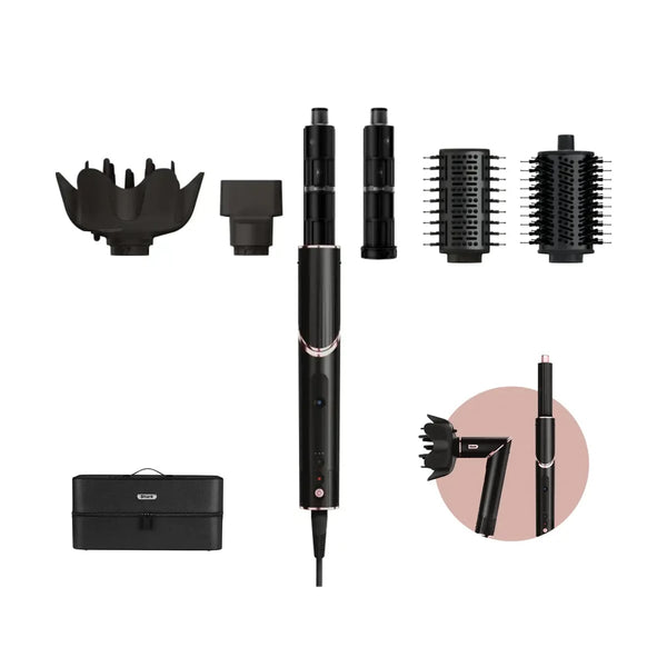Shark FlexStyle 5-in-1 Air Styler Hair Dryer with Auto-Wrap Curlers, Brushes, Attachments and Storage Case, Black