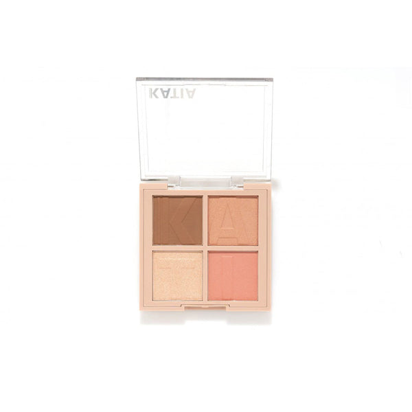 Katia Face Palette Blush KT794 Bronze/Blush Pressed Powder 5 Colors