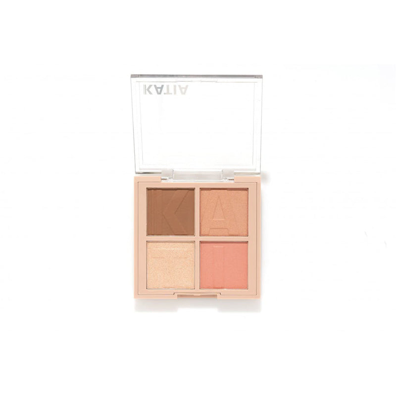 Katia Face Palette Blush KT794 Bronze/Blush Pressed Powder 5 Colors