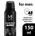 Miko Joy Stealth Guard Antiperspirant Deodorant Spray Sophisticated Fragrance 150 ml