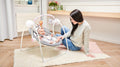 Lionelo Ruben Baby Swing Chair Stone Grey Turquoise