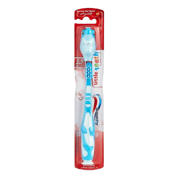 Aquafresh Kids Toothbrush Soft Bristles, Comfortable Grip, Ages 3-5 Years