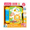 Winfun Animal Friends Fun Book Interactive Sound Book, 5 Colorful Pages
