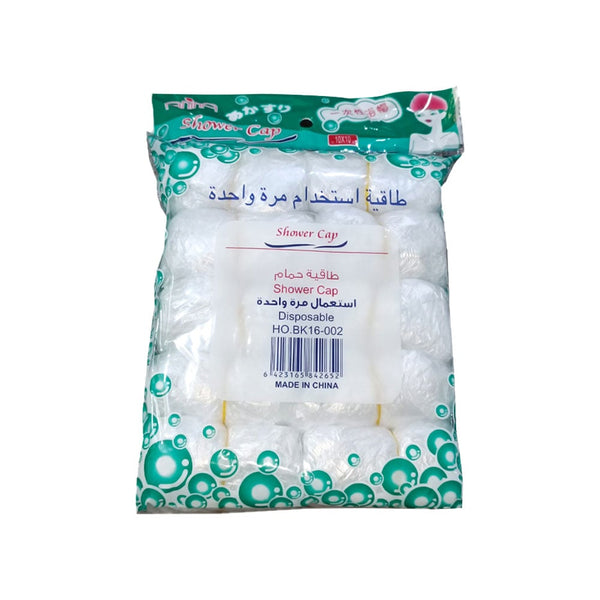 Anina Disposable Transparent Shower Caps Single Use 100 Pieces