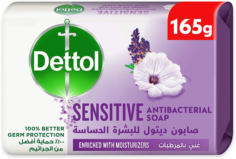Dettol Sensitive Soap Bar Gentle Formula Refreshing Scent